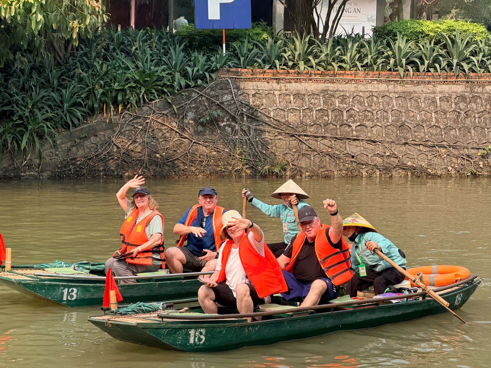 Travelers enjoying a private Vietnam trip